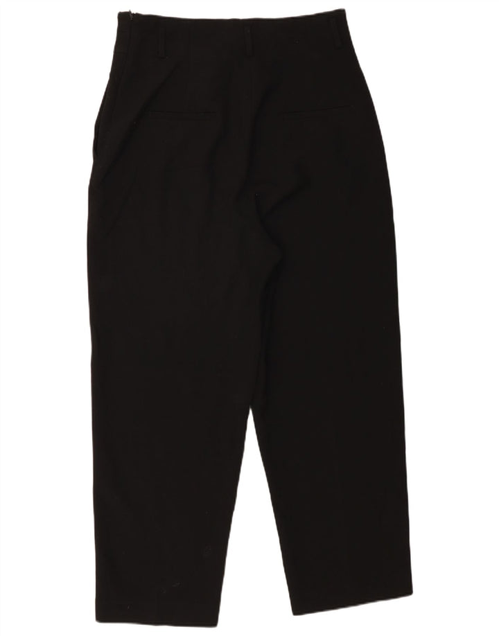 Pantaloni chino affusolati da donna Zara grandi W30 L26 poliestere nero