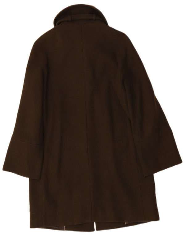 Soprabito oversize da donna Massimo Dutti UK 10 piccolo in lana kaki