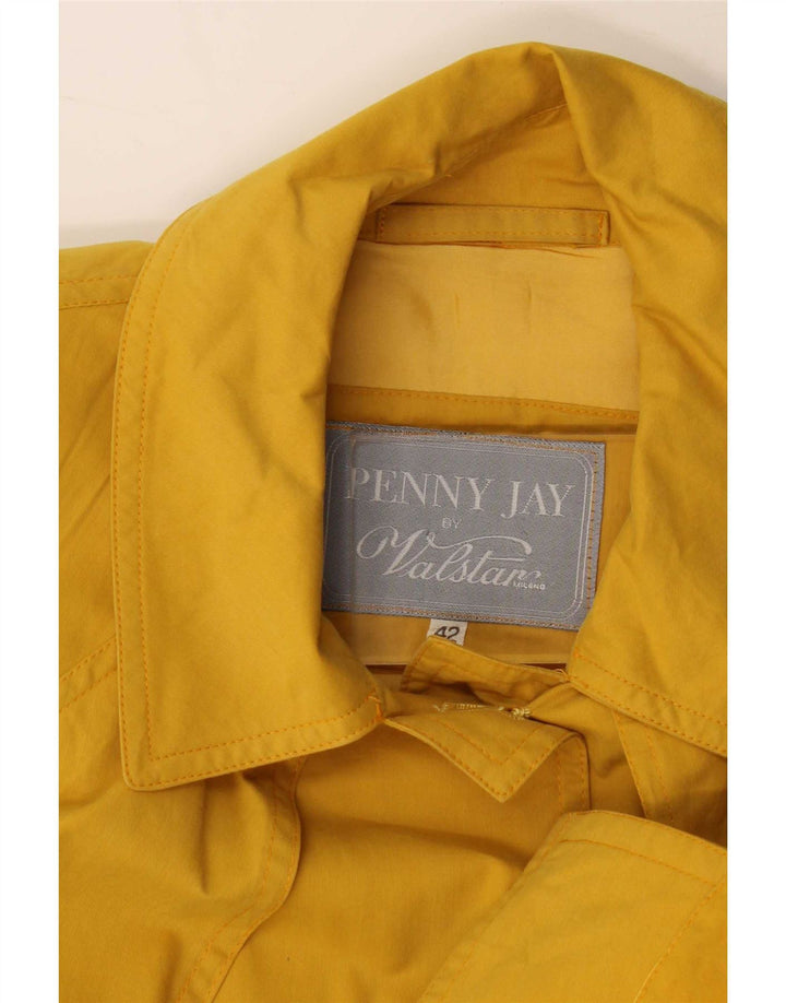 Trench vintage da donna IT 42 giallo medio