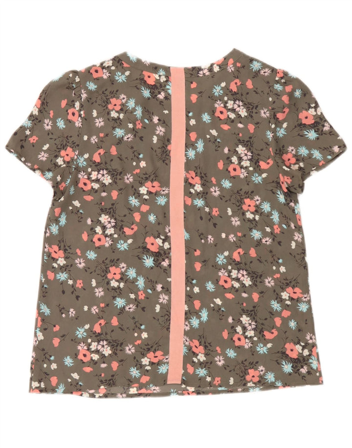 Camicetta da donna Oasis Top UK 10 Piccolo verde floreale