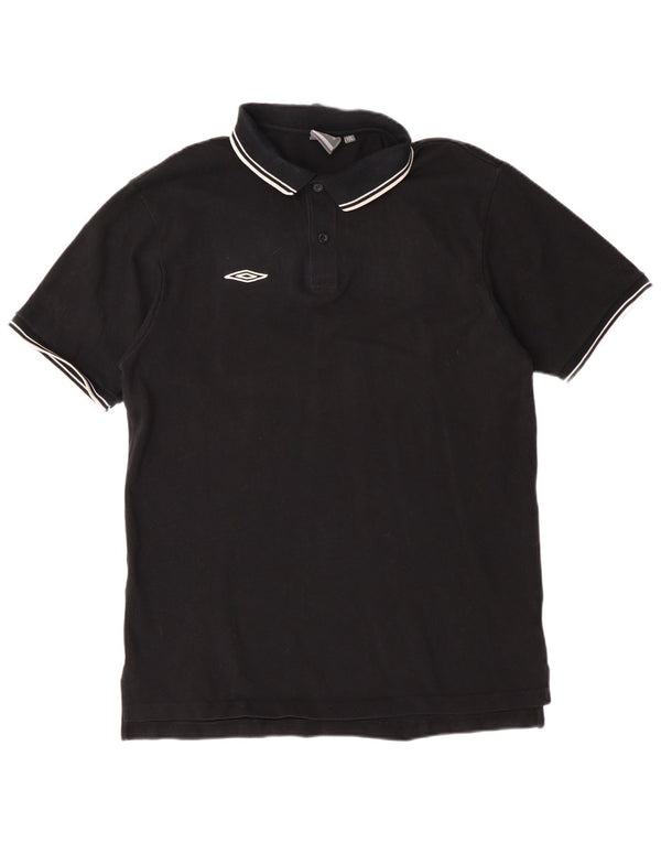 Polo Umbro da bambino 15-16 anni 2XL cotone nero
