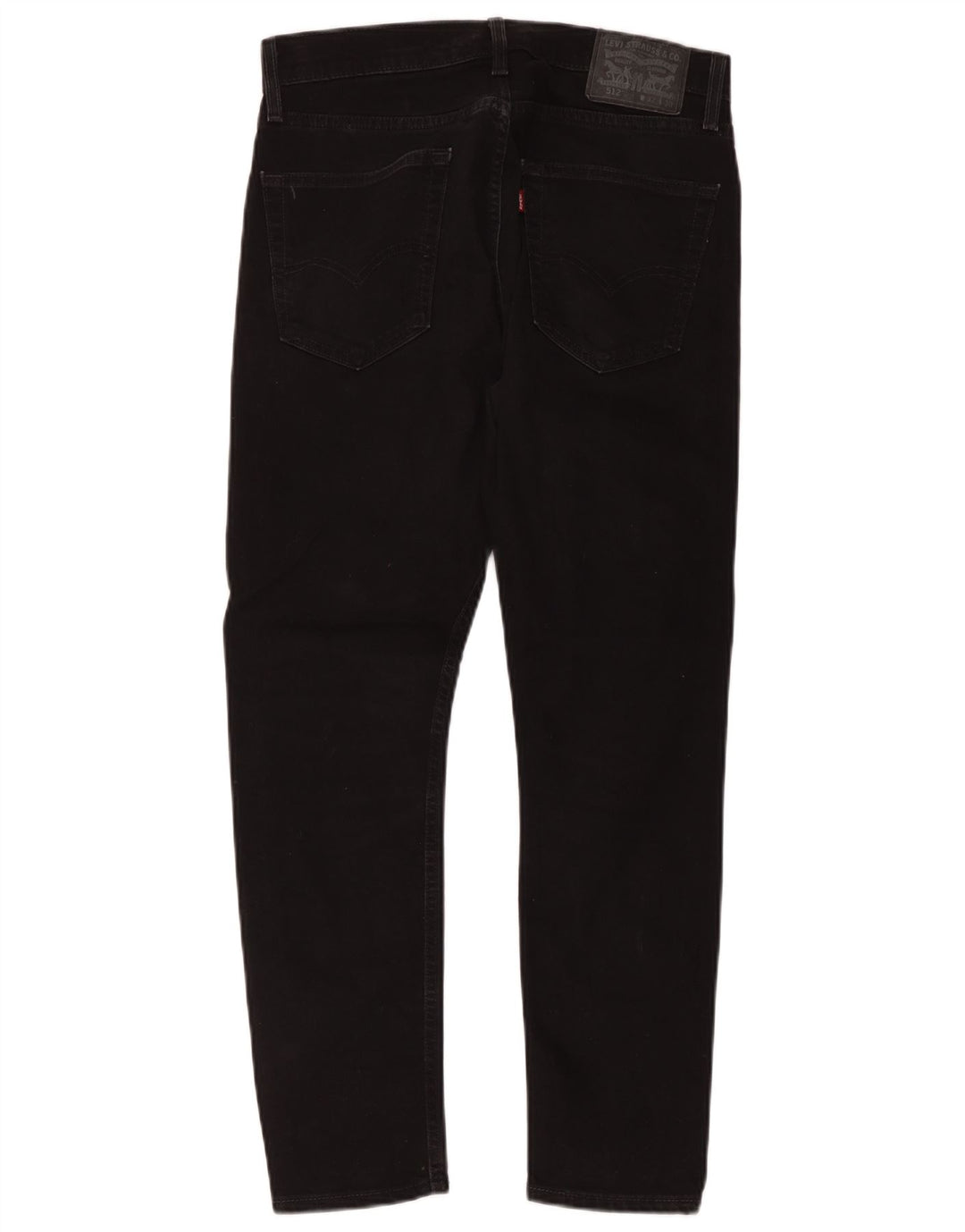 Jeans Levi's Uomo 512 Slim Tapered W32 L30 Cotone Nero