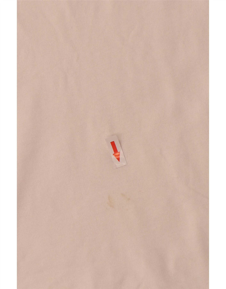 Canotta Nike da uomo grande in cotone bianco