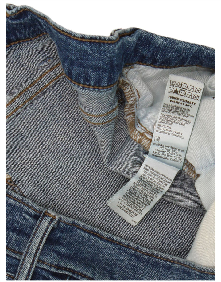 Jeans dritti da uomo Marks & Spencer W40 L29 cotone blu