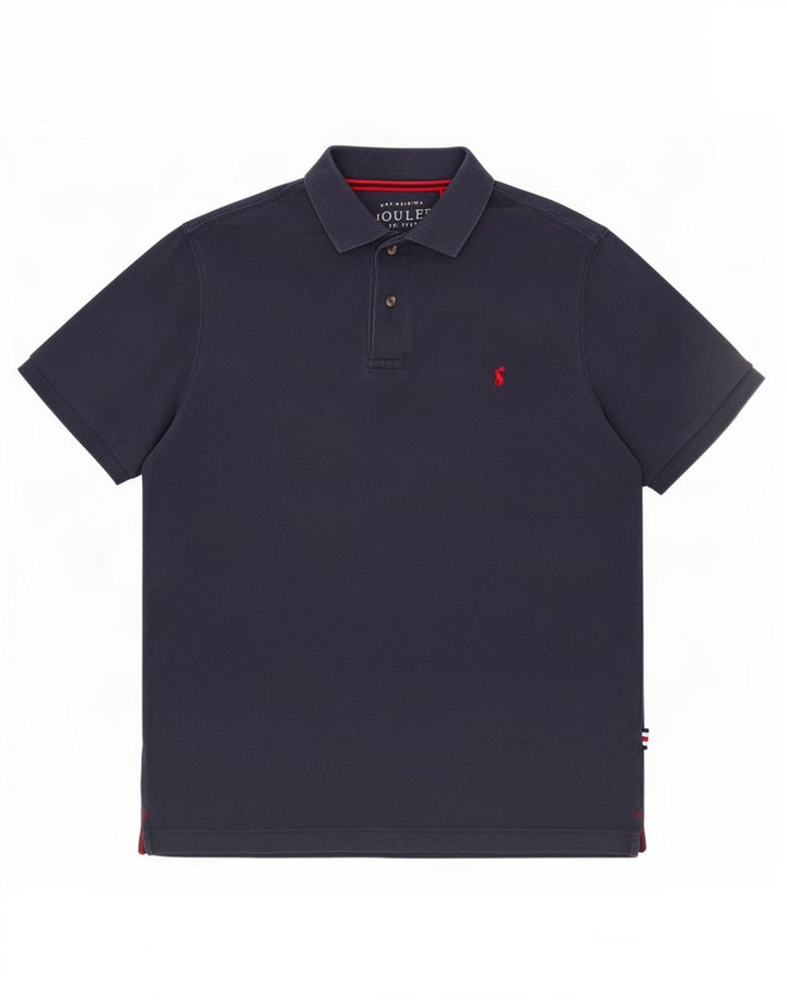 Polo da uomo Joules grande in cotone blu navy