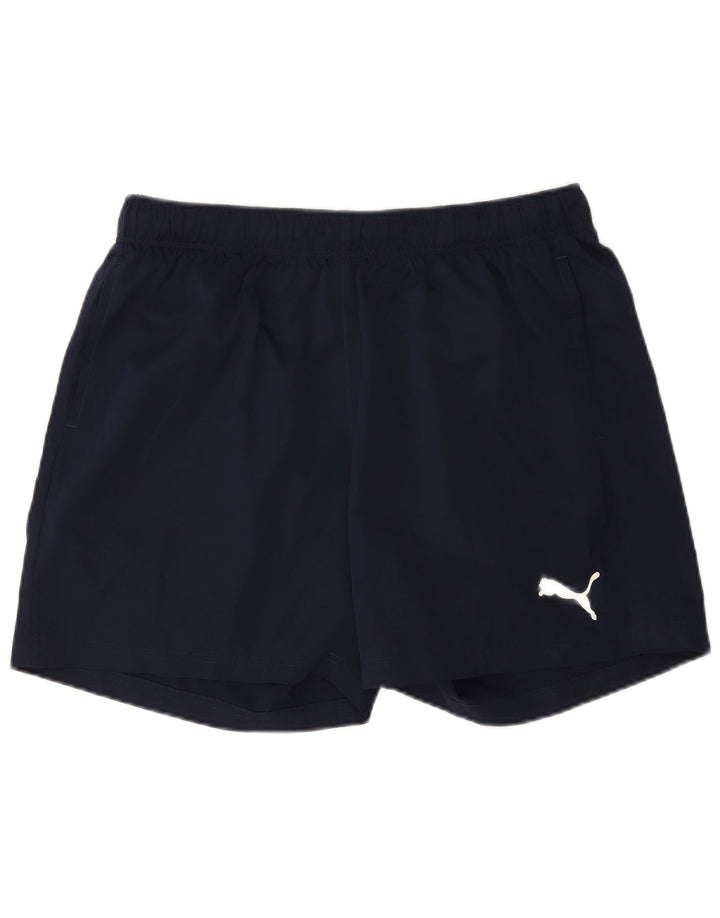 Pantaloncini sportivi da uomo Puma XL Blu navy in poliestere sportivo