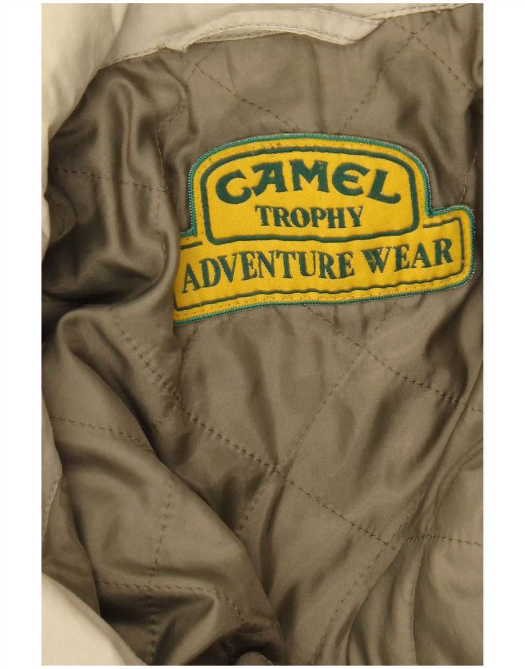 Giacca a vento con cappuccio da uomo Camel Active UK 48 4XL Beige Colourblock