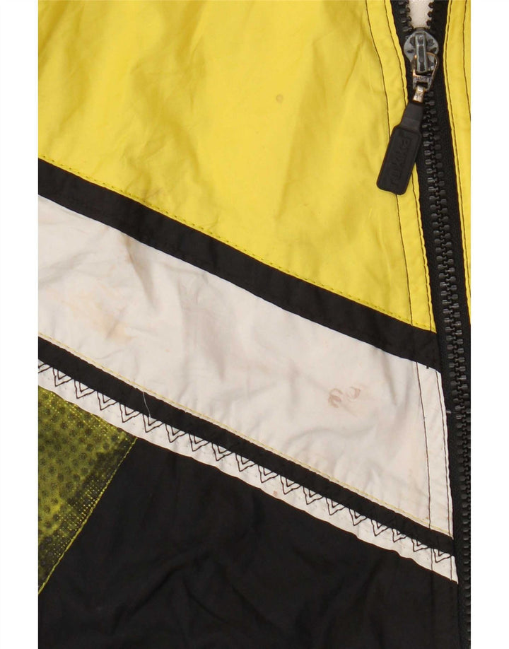 Giacca da ginnastica da uomo Rukka color block medio nero