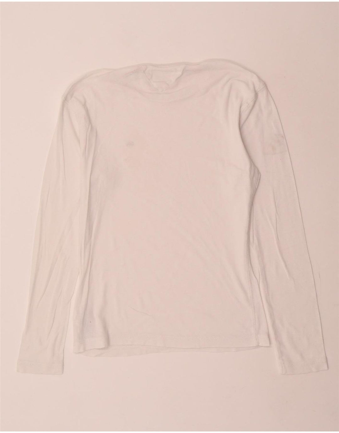 Tommy Hilfiger Uomo Top Manica Lunga Cotone Bianco Medio