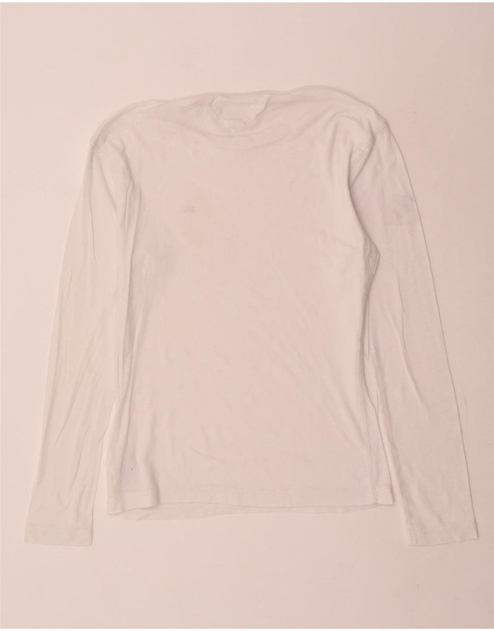 Tommy Hilfiger Uomo Top Manica Lunga Cotone Bianco Medio