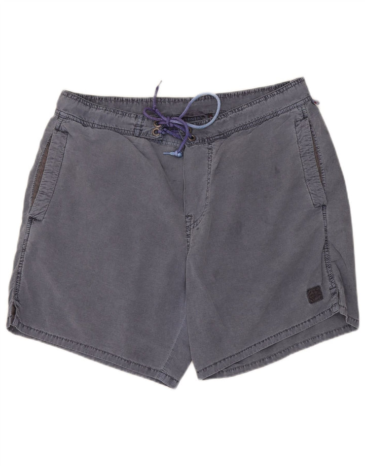 Pantaloncini casual da uomo Murphy & Nye W38 XL in cotone blu