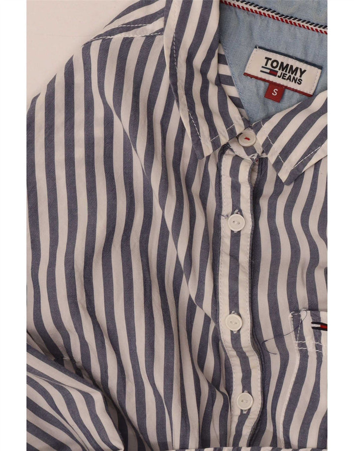Camicia da donna Tommy Hilfiger UK 10 piccolo gessato blu