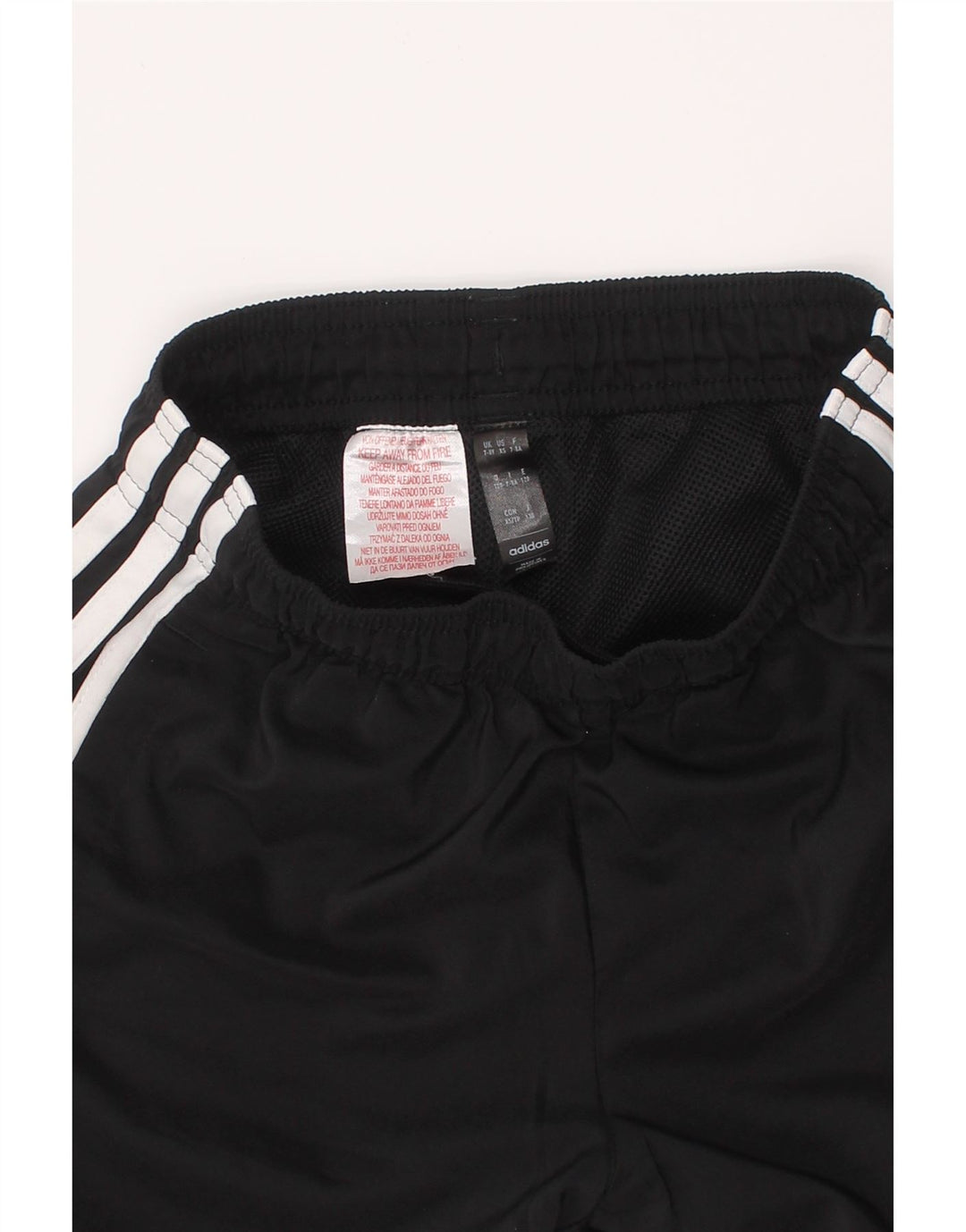 Pantaloncini sportivi ADIDAS da bambino 7-8 anni in poliestere nero