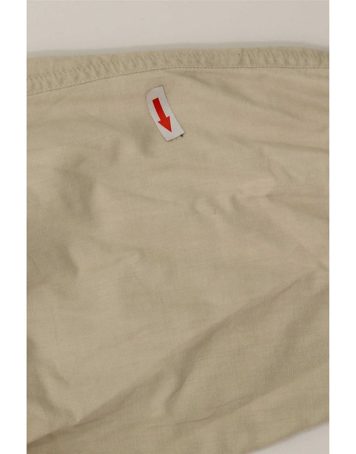 Giacca utilitaria vintage da donna UK 16 grande beige