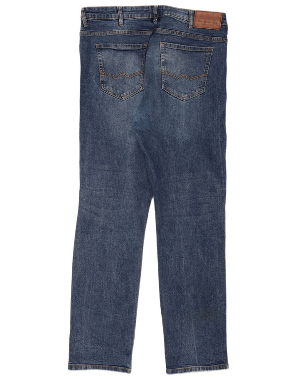 Jeans dritti da uomo Ben Sherman W38 L31 cotone blu