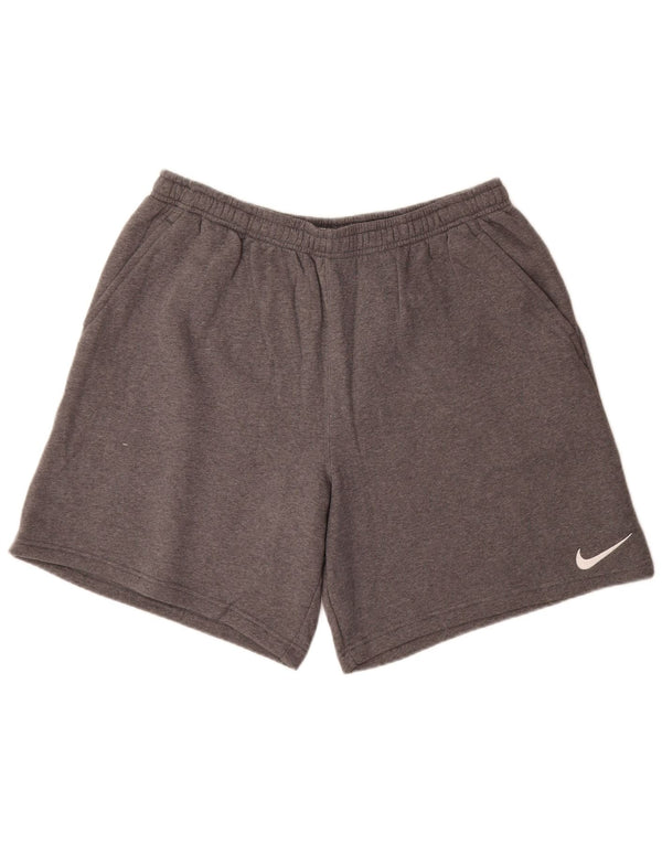 Pantaloncini sportivi Nike da uomo vestibilità ampia 2XL cotone grigio