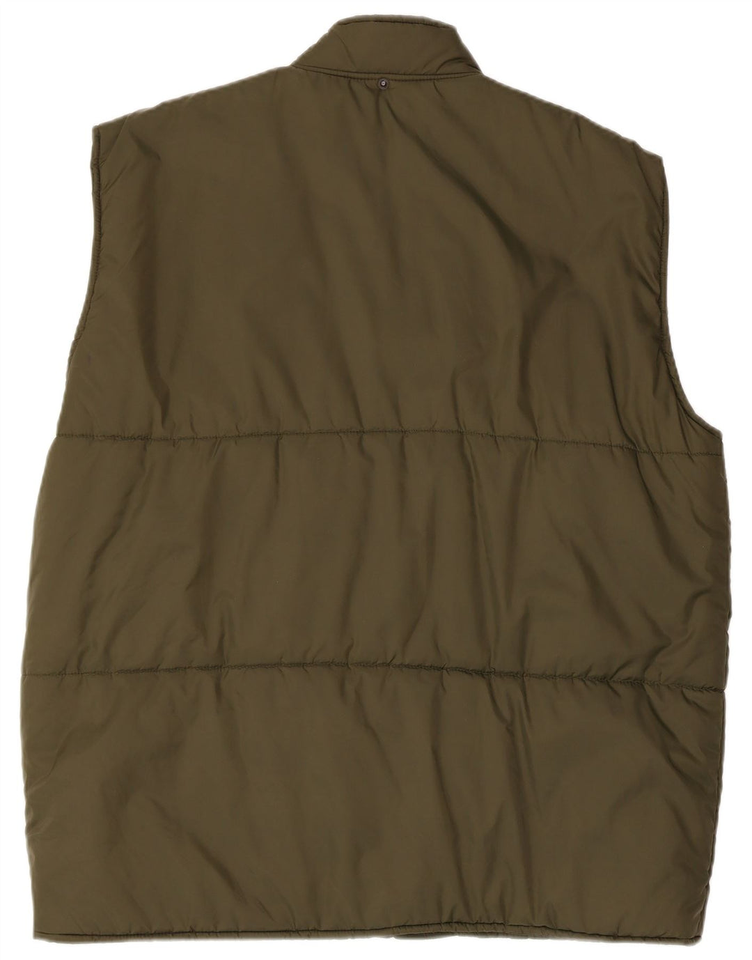 Gilet da uomo vintage UK 42 XL kaki poliammide