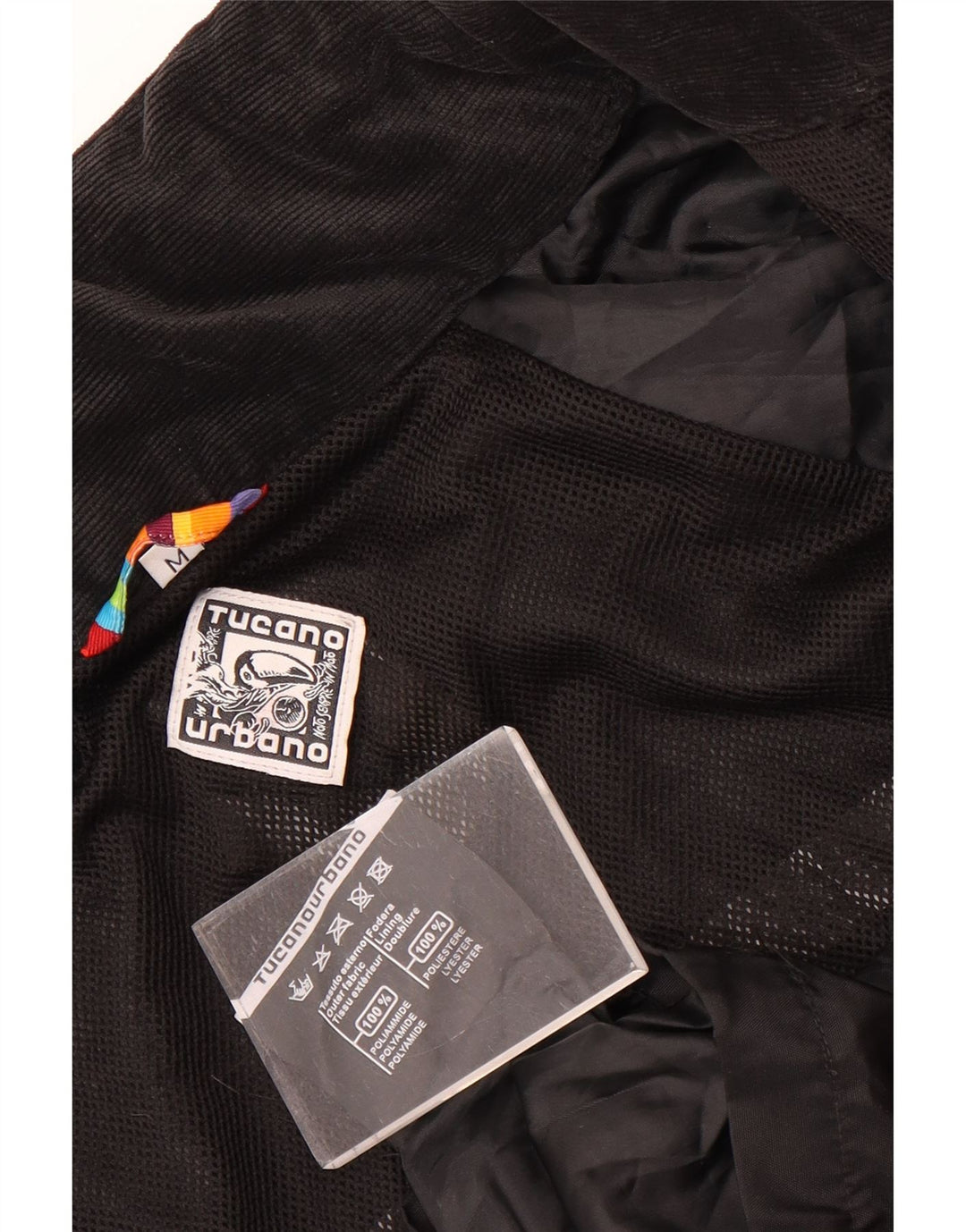 Giacca antipioggia da uomo Tucano Urbano UK 14 Medium Nero Poliammide