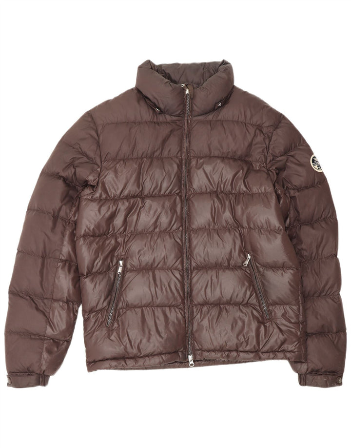 Giacca imbottita da uomo NORTH SAILS UK 38 Poliammide marrone medio