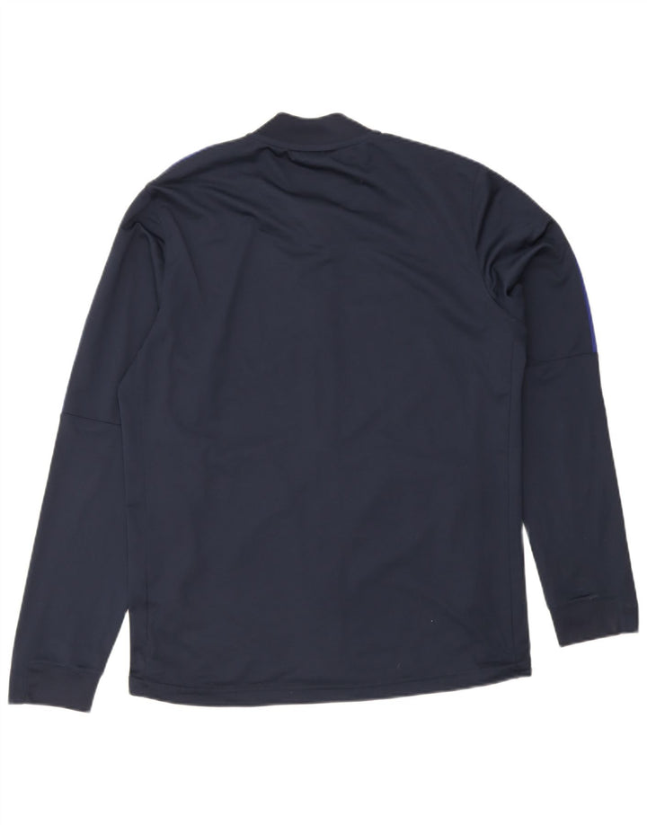 Giacca sportiva da uomo Nike Dri Fit, grande, in poliestere blu navy