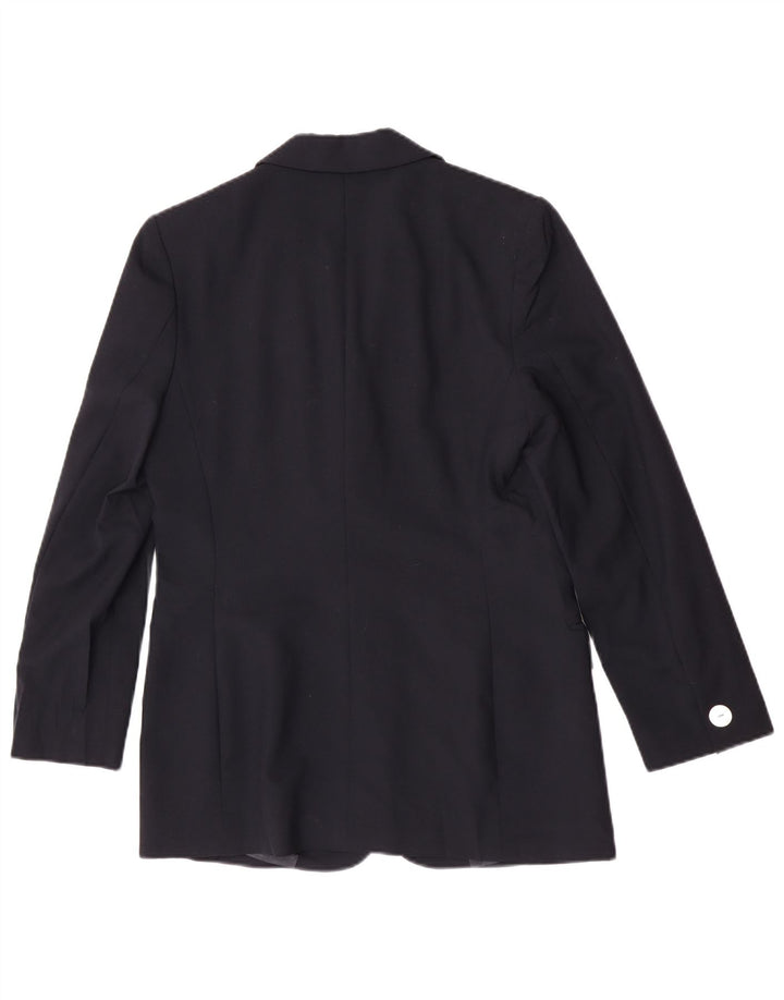 Giacca Blazer a 3 Bottoni da Donna Luisa Spagnoli IT 44 Blu Navy Medio