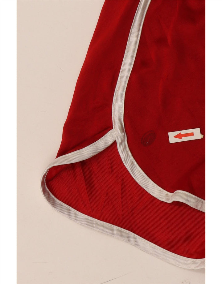 Pantaloncini sportivi da donna Russell Athletic UK 10 piccoli poliestere rosso