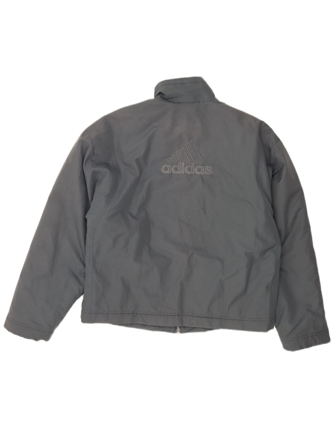 Giacca a vento Adidas da uomo con vestibilità ampia grafica UK 40/42 Grigio medio