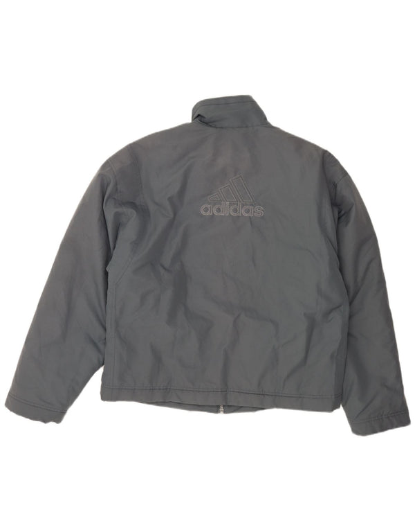 Giacca a vento Adidas da uomo con vestibilità ampia grafica UK 40/42 Grigio medio