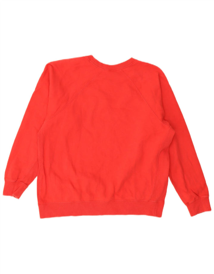 Felpa grafica da uomo Champion Felpa grande in cotone rosso
