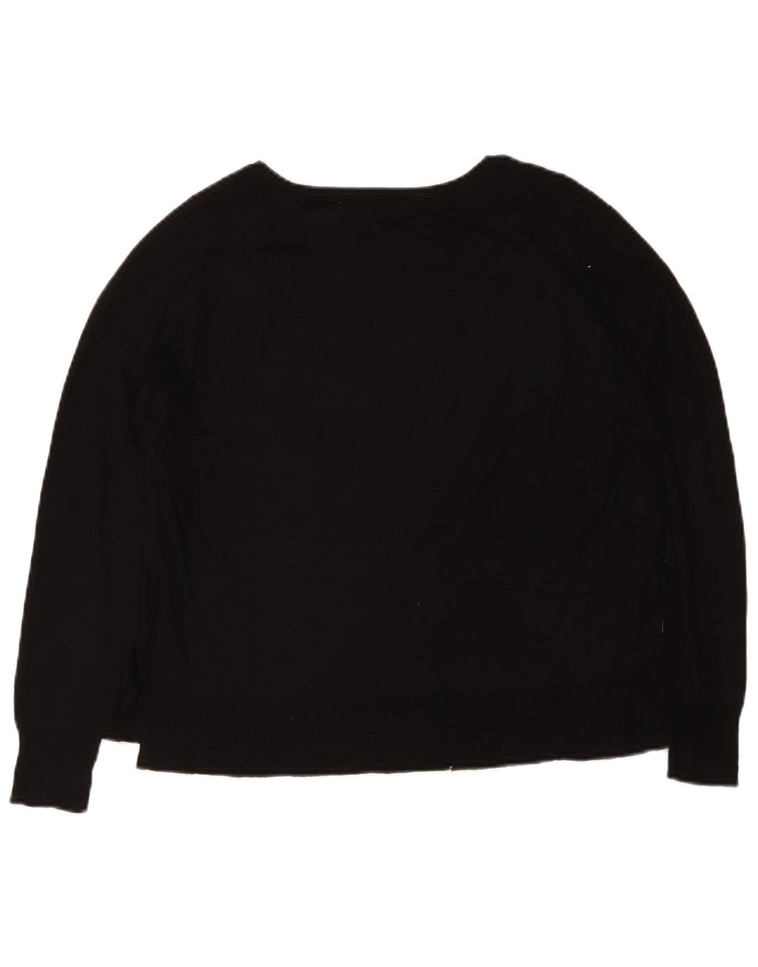 Maglione maglione con scollo a barca da donna Zara UK 14 medio nero