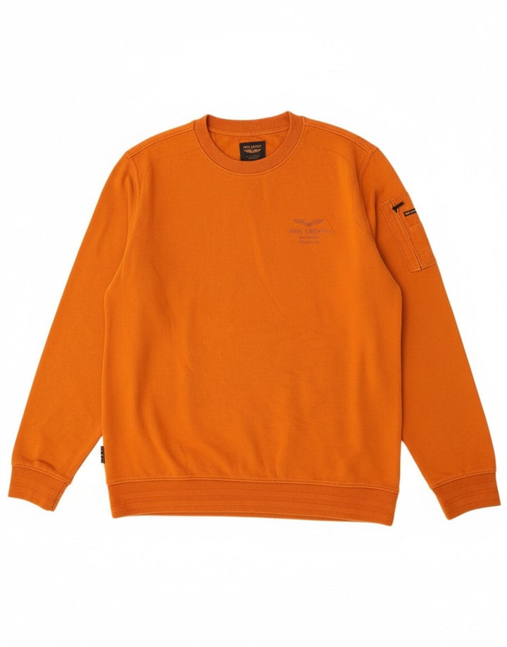 Felpa da uomo Pme Legend maglione 2XL cotone arancione