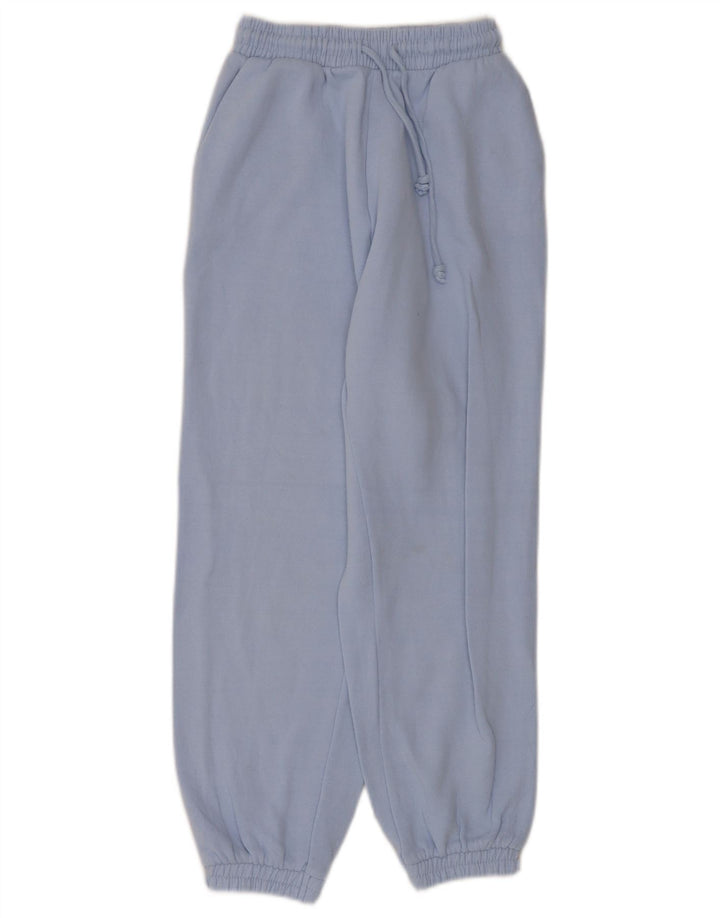 Pantaloni da tuta da donna Zara Joggers UK 10 Small Blu Poliestere