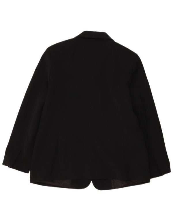 Giacca blazer da donna a 3 bottoni L.L.Bean US 14 XL poliestere nero