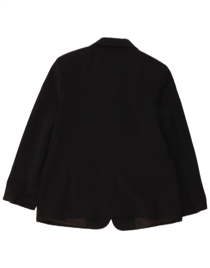 Giacca blazer da donna a 3 bottoni L.L.Bean US 14 XL poliestere nero
