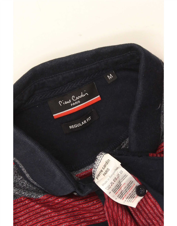 Polo da uomo dalla vestibilità regolare Pierre Cardin a righe medie multicolore