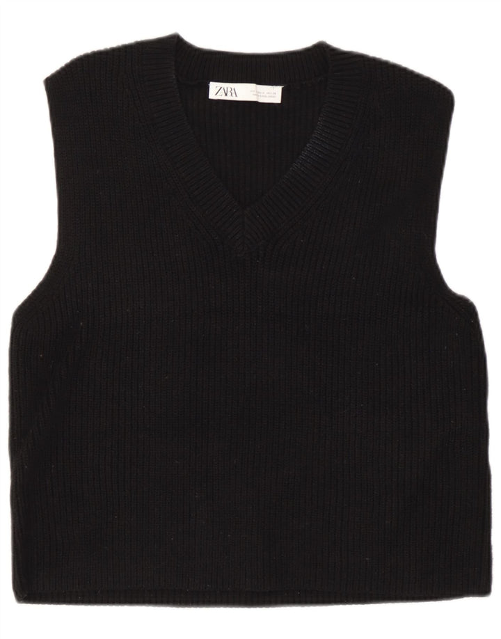 Canotta canotta da donna Zara UK 14 media nera