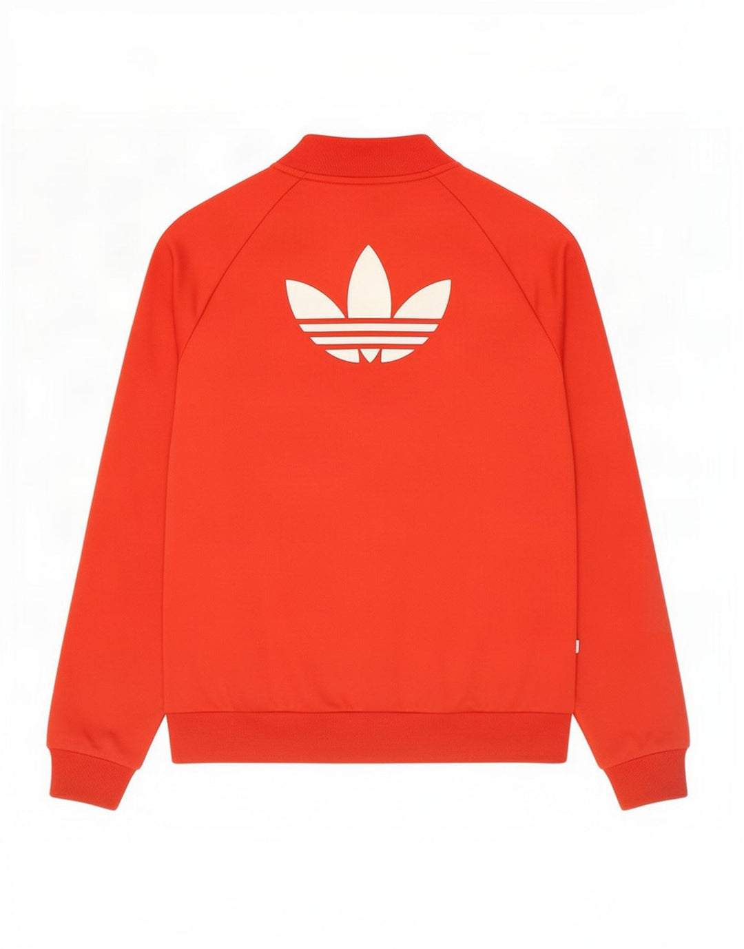 Giacca da ginnastica grafica da donna Adidas UK 12 poliestere rosso medio
