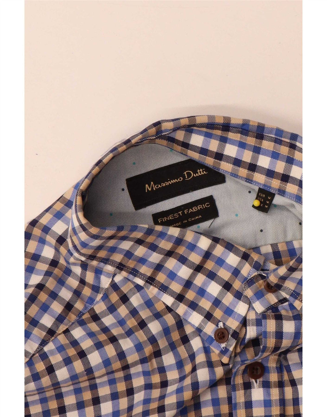 Camicia da uomo Massimo Dutti a quadretti multicolore media