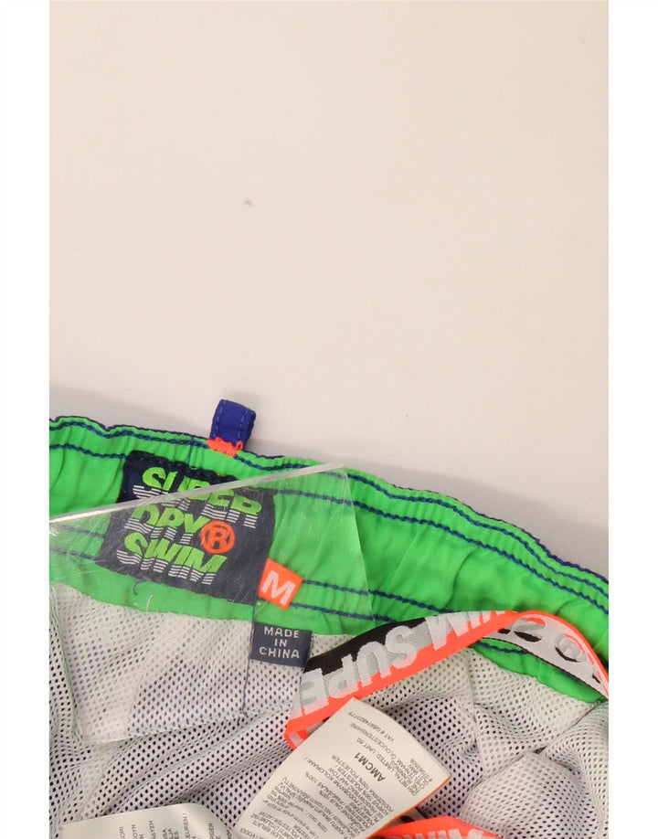 Pantaloncini da bagno con grafica da uomo SUPERDRY Poliestere blu medio