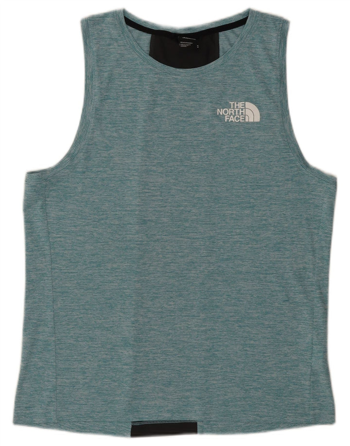 Canotta da uomo The North Face, poliestere color block medio turchese