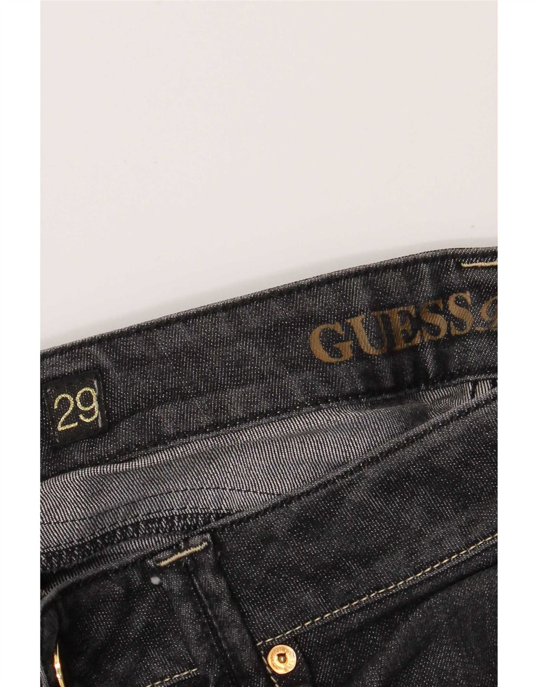 Jeans Guess Crop Slim da Donna W29 L26 Grigi