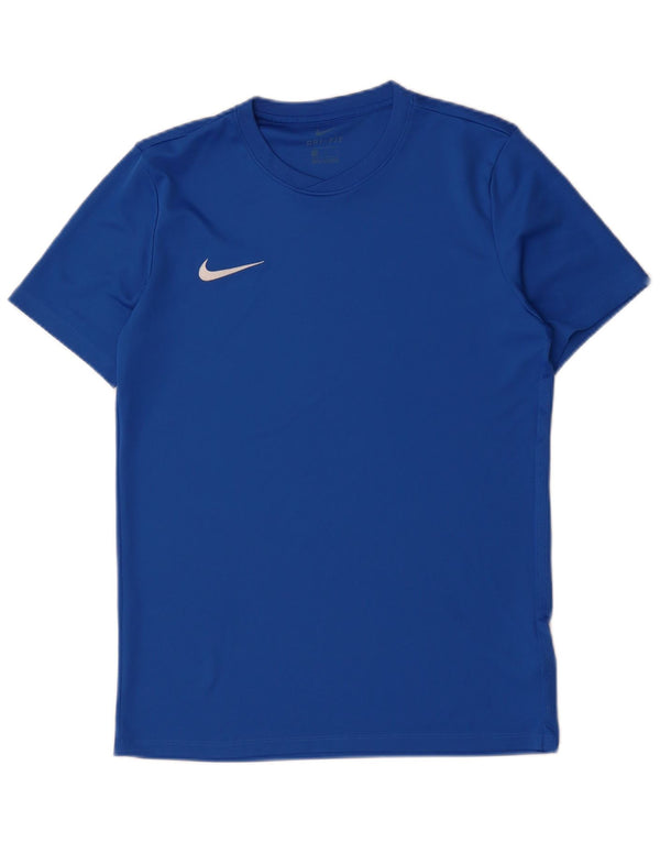 T-shirt NIKE Dri Fit da uomo, blu medio, in poliestere