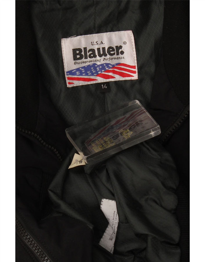 Giubbotto Bomber Blauer Bambino 13-14 Anni Nero Poliammide