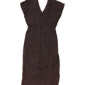 VINTAGE Womens Sheath Dress UK 12 Medium Black Polka Dot Acetate Vintage Vintage and Second-Hand Vintage from Messina Hembry 