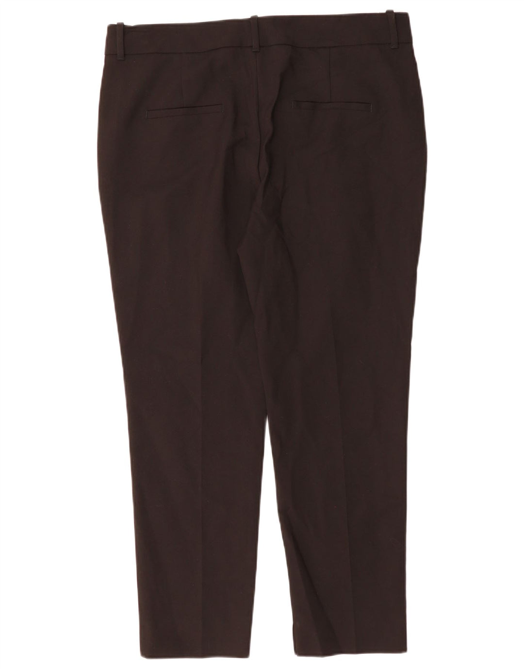 Pantaloni chino slim da donna ZARA EU 42 Large W32 L27 cotone nero