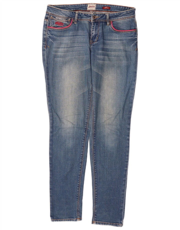Jeans skinny da donna SUPERDRY W30 L32 cotone blu