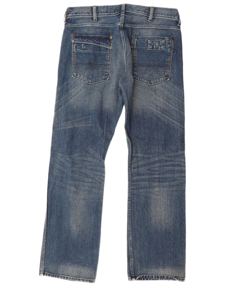 Jeans dritti da uomo Wrangler Ace W34 L32 cotone blu