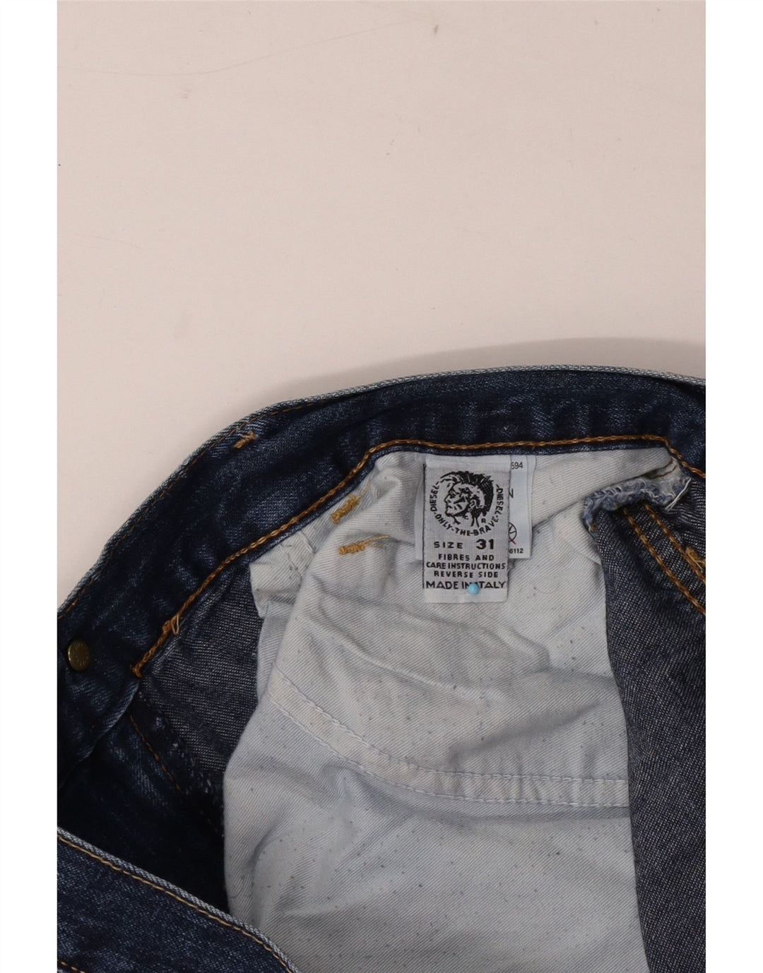 Jeans Bootcut da uomo Diesel W31 L28 cotone blu