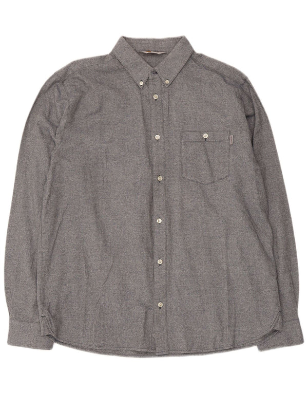 Camicia da uomo Carhartt XL in cotone grigio