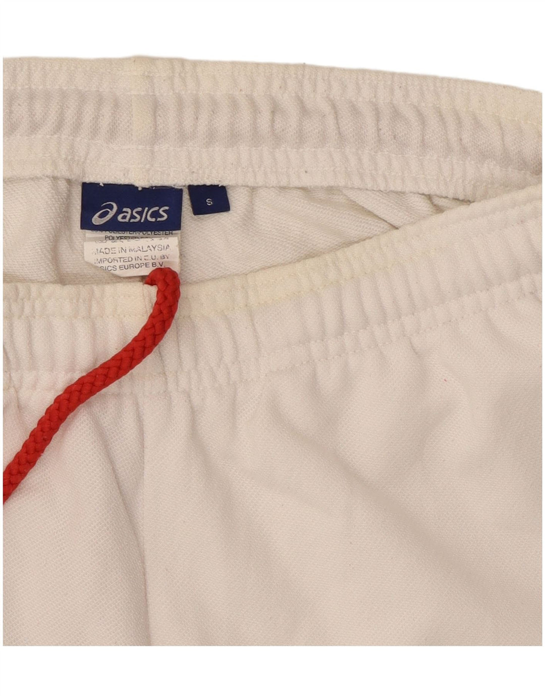 Asics Pantaloni da tuta da donna con grafica Joggers UK 8 Small Poliestere bianco
